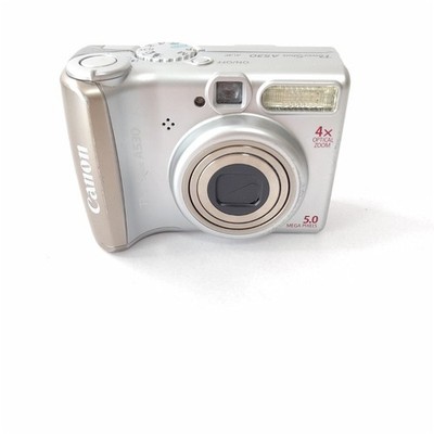 Canon PowerShot A530 Digital Camera Battery Operated Photo Video