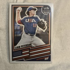 Panini USA Baseball Stars & Stripes 2026 Liam Peterson USA Collegiate #38
