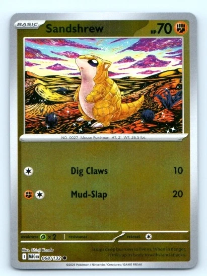 Sandshrew In Pokémon Individual Trading Cards for sale | eBay