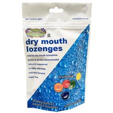 Dry Mouth Lozenges - Sugar-Free Relief, 30 Individually Wrapped, Fruit Flavor
