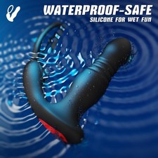 MultiSpeed-Anal-Buttplug-Prostate-Massager-Thrusting-For-Men-Use lubricants