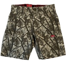 Levi's Boys Cargo Shorts NWT Size 10 Reg Olive Night Branch Tree Camo