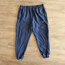 Nike Windbreaker Track Sweat Pants Joggers Vintage Y2K Size xL Navy Blue