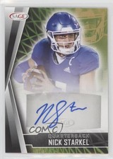 2022 SAGE High Series Auto Black Nick Starkel #A-NS Auto 2b2
