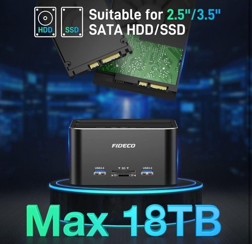 fideco sata/ide auf usb 3.0 adapter - Bild 3 von 7