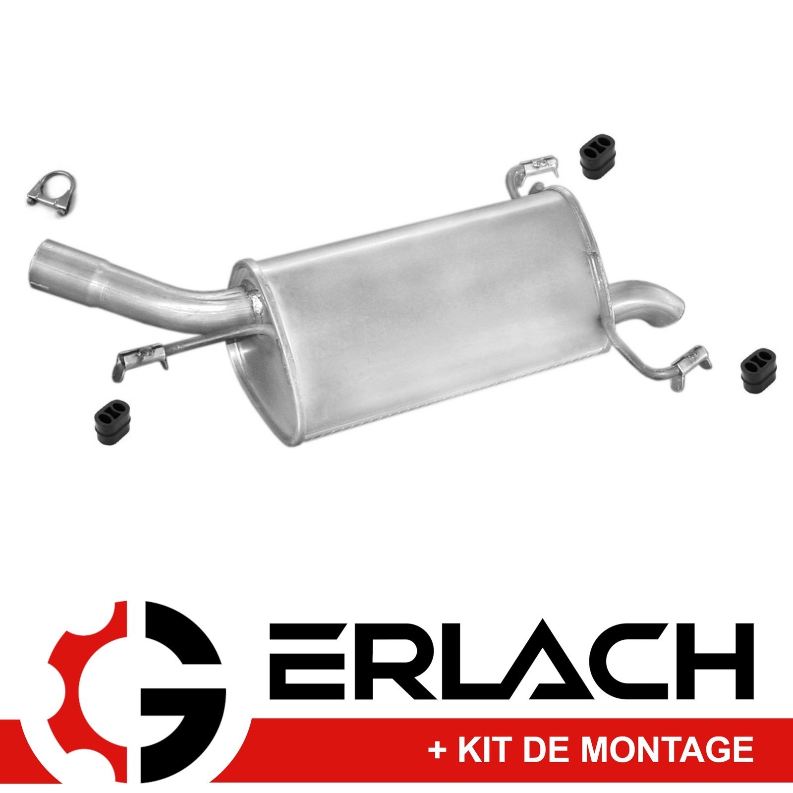 Silencieux arrière Opel Corsa C 1.3 1.7 diesel pot echappement de remplacement reference 834