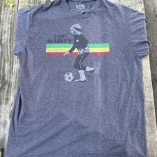 Bob Marley One Love T-shirt Zion Large Gray 03
