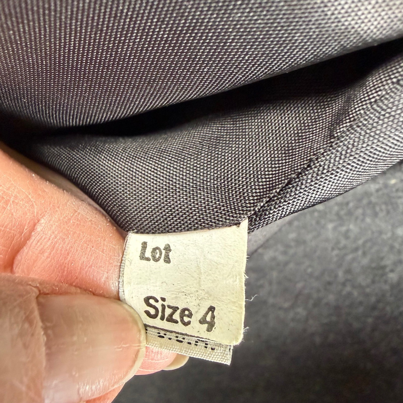 Christian Dior Womens Loro Piana Lambswool Peacoat Charcoal Gray Size 4 Luxury image 5