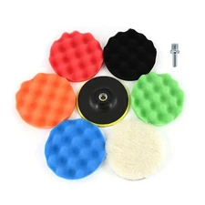 8 x 6 Inch Car Buffing Pads Polishing for Drill Sponge Kit Waxing Foam Polisher