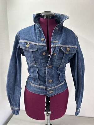 Vintage 50s 60s Lee Rider Denim Jacket Union Made USA Sanforized