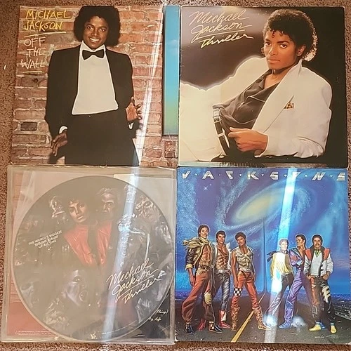 Michael Jackson Lot: Off The Wall, Thriller Picture Disc And More All Vinyl EX