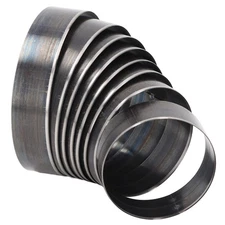 8 PCS Leather Hole Punch Cutting Dies, Belt Hole Puncher Dies for Leather, Ro...