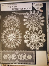 Elizabeth Hiddleson Designs VOL 41 Crochet Pattern Book Doilies Tablecloth Kitty