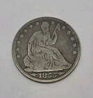 1855-O Seated Liberty Silver Half Dollar