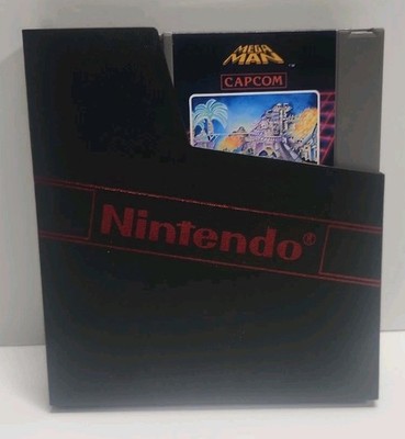 Mega Man NES Nintendo Entertainment System 1987 Cartridge & Case Tested 3 Screw 