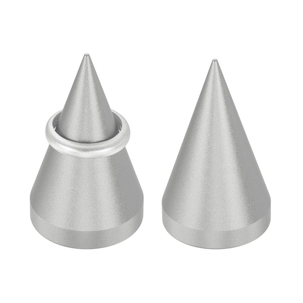 2 StüCk 1,18 X 1,97 Zoll Metall Ringhalter FüR Schmuck, Silber-image