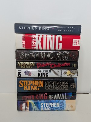 Stephen King, 8 Hardcover Books Total, Insomnia, Dr Sleep, Cell, Revival, Etc...