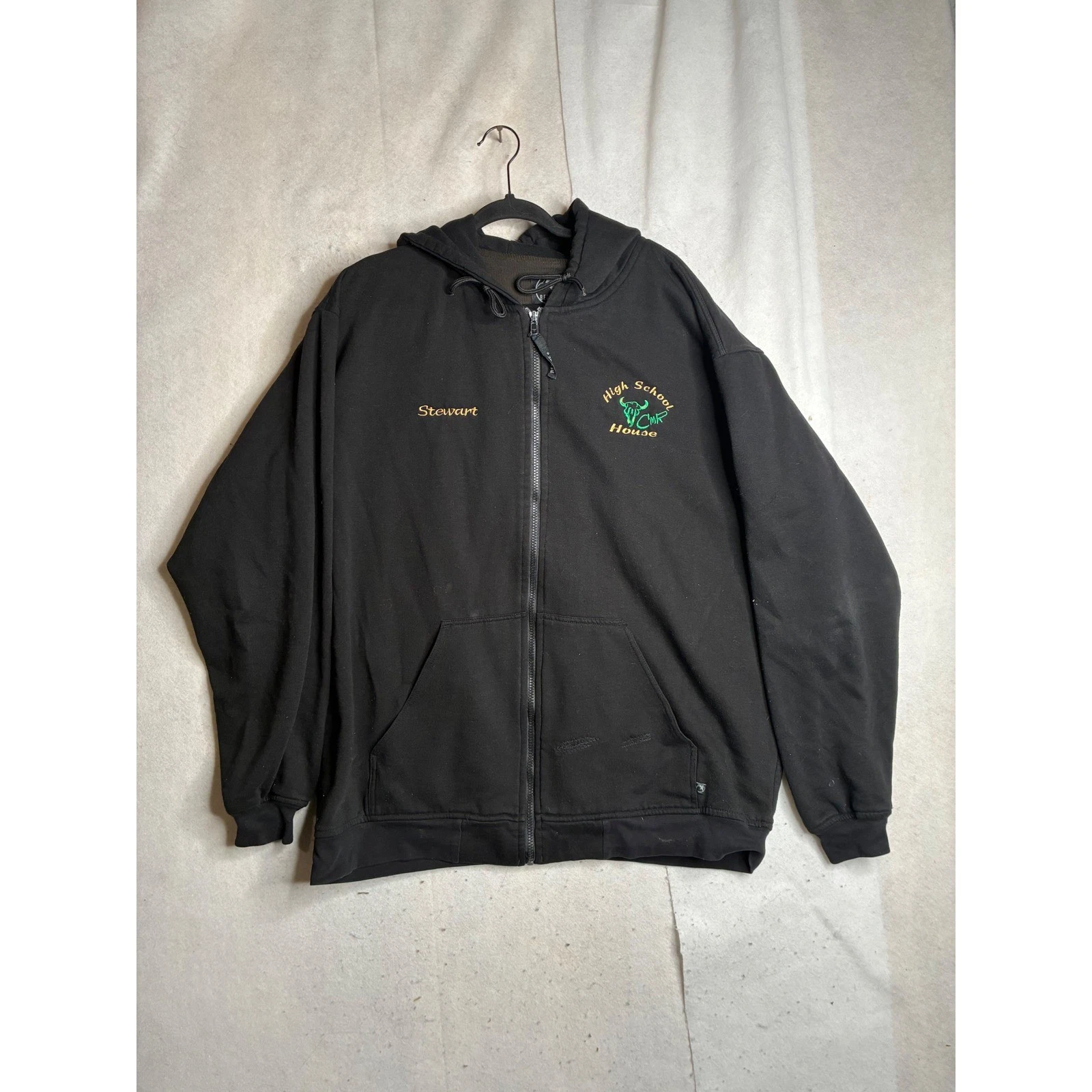 Berne Mens 2XL Black Thermal Lined Full Zip Hoodie Workwear Jacket SZ101BK
