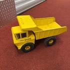 Vintage Late 1960’s Early 1970’s Tonka Mighty Dump Truck Large Yellow 18 inches