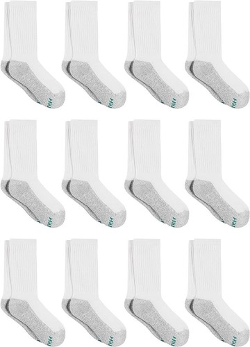 Boys' Socks, Double Tough Cushioned Crew Socks, 12-Pair Packs ⭐️⭐️⭐️⭐️⭐️ - Picture 3 of 6