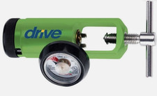 Drive Medical Oxygen Regulator CGA-870 0-15 LPM Barbed Outlet 18302GN