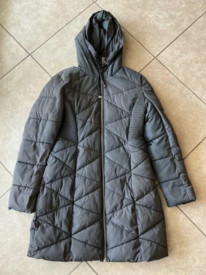 Abrigo chaqueta con capucha Guess para mujer gris bolsillos mediano - Imagen 1 de 4