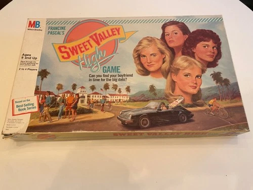 1988 Sweet Valley High Board Game Milton Bradley Vintage *INCOMPLETE*