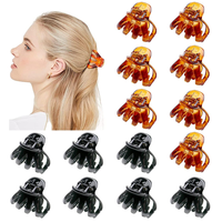 Kavya 14 StüCk Haarklammer Damen Octopus Haarspangen Damen Klein Kunststoff 4Cm