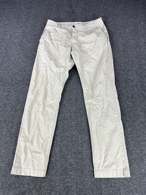 Closed Clifton Slim Fit Pants Men's Size 33 Tan Pima Cotton Straight Ivy League