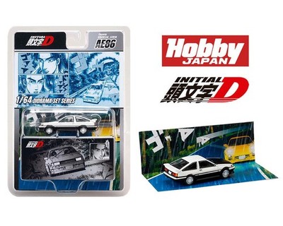 INITIAL D Hobby Japan 1/64 Toyota Corolla Levin AE86 Akiyama
