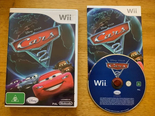 Nintendo Wii - Disney Pixar - Cars 2 - Complete with Manual