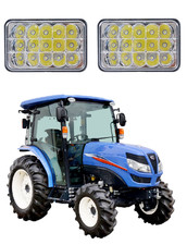 2X Avant Phare Halogène LED Haute/Basse Portée 12-24V Pour Tracteurs Iseki