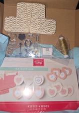 STAMPIN UP Paper Pumpkin KISSES & HUGS Card Kit W/Stamps Ink Boxes Accessories