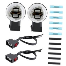 2Pcs Front Turn Signal Light Connector Plug Wiring Harness Compatible with
