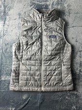 Patagonia Nano Puff Vest – Women’s Large – Grey – Full Zip