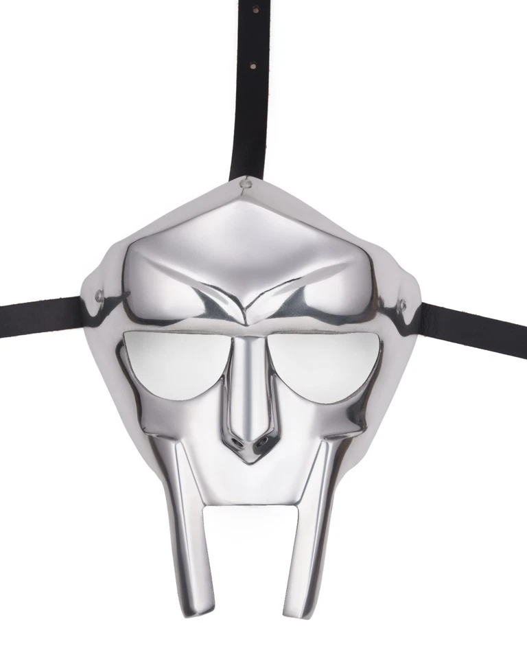 25 PCS LOT-Halloween MF DOOM Mask Cosplay Gladiator Hand-Forged Steel Armor Prop - Image 4 of 4