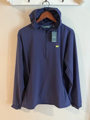 The Masters BRAND NEW PETER MILLAR 2026 Men s Half Zip Hooded Jacket W/ Pockets