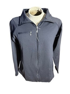 Straight Down Women Jacket XL Black  Zip Golf Performance Hooded Softshell 14