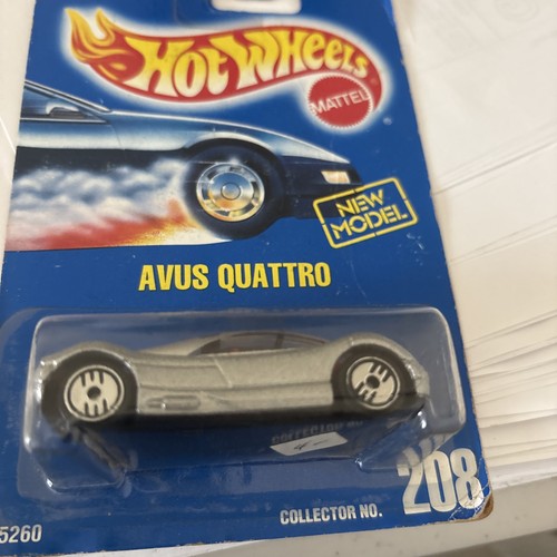 HOT WHEELS 1991 AVUS QUATTRO Collector No. 208 Brand NEW!!!