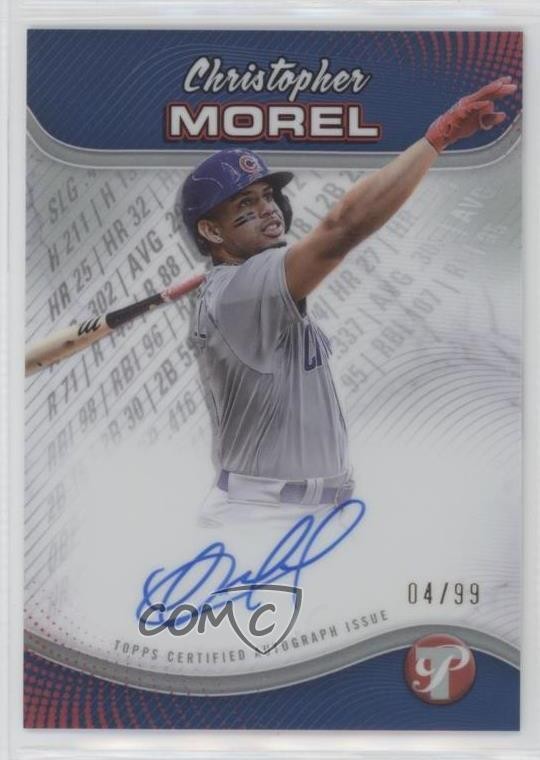 2024 Topps Pristine Production 4/99 Christopher Morel #PPA-CMO Auto 1f5h