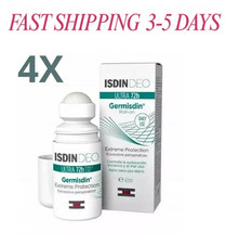   FAST SHIPPING  4X Isdin Deo Germisdin Roll-On Ultra 72-Hr 40ML