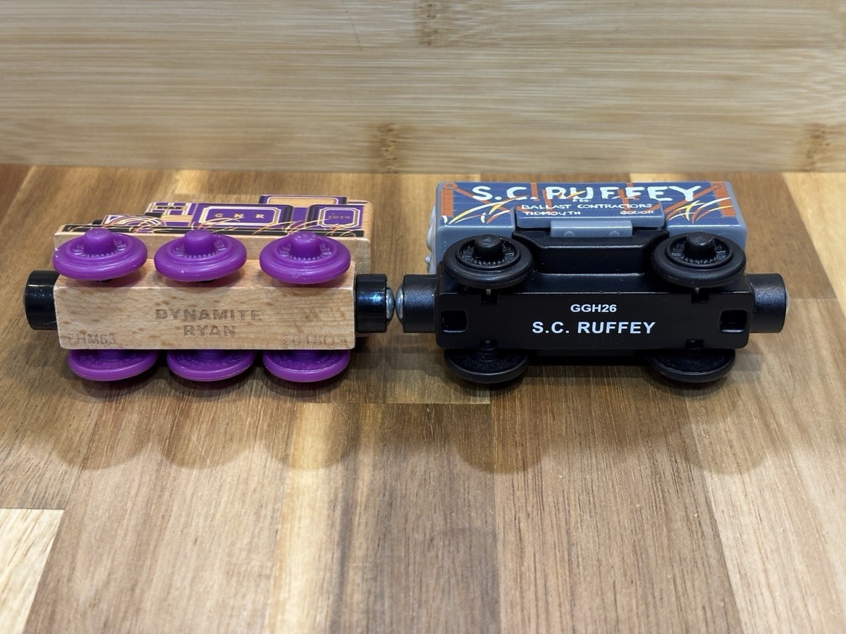 Thomas & Friends Wooden Railway Dynamite Ryan and SC Ruffey Train