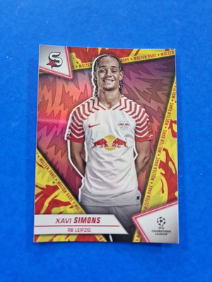 XAVI SIMONS MOLTEN RARE PARALLEL TOPPS SUPERSTARS 2023/24 RB LEIPZIG 2023-24  