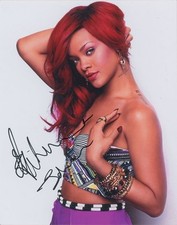 Rihanna 🎵 🔥 Photo dédicacée signée 8x10 réimpression LIVRAISON RAPIDE ET GRATUITE 