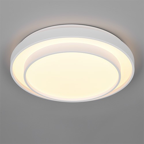 Reality Led-Deckenleuchte Tenso Ø38 Cm Weiß Matt Dimmbar CCT Deckenlampen-image
