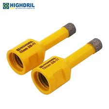 2pcs 10mm 3/8'' Diamond Drilling Core Bits for Marble Granite Hole Saw Cutter