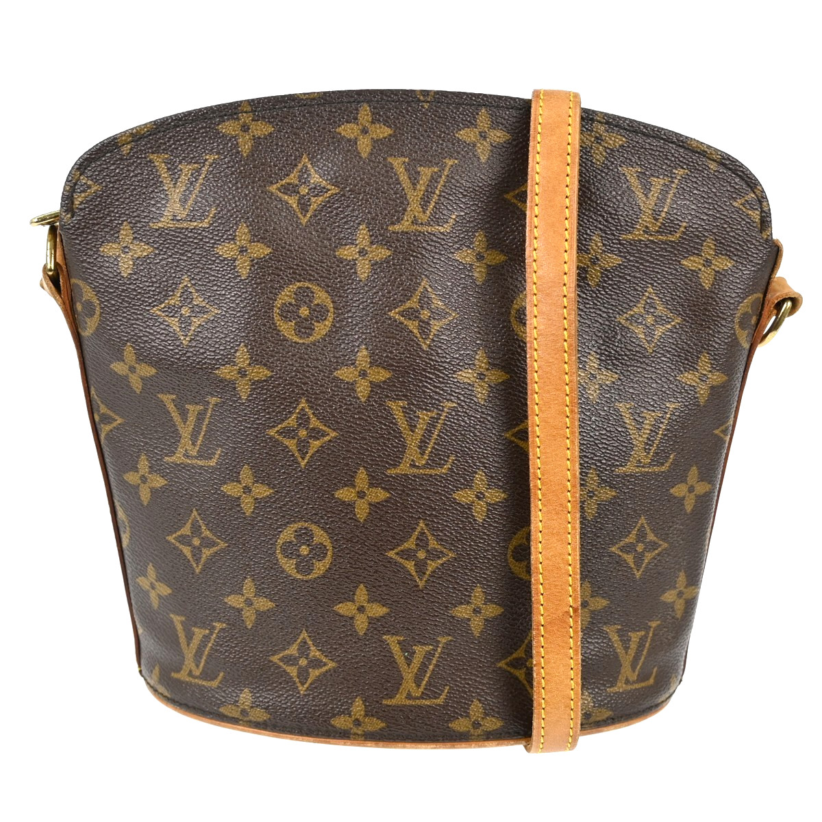 Best02 LOUIS VUITTON DROUOT SHOULDER BAG MONOGRAM M51290 V0946 YQ07374