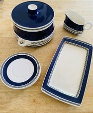 Villeroy & Boch Saphir V&B Mettlach Vintage Terrine Sauciere Platte Konvolut