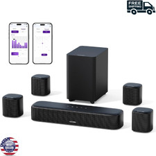 330W 7.1 Surround Sound System for Smart TVs with 4 Speakers and EQ Control