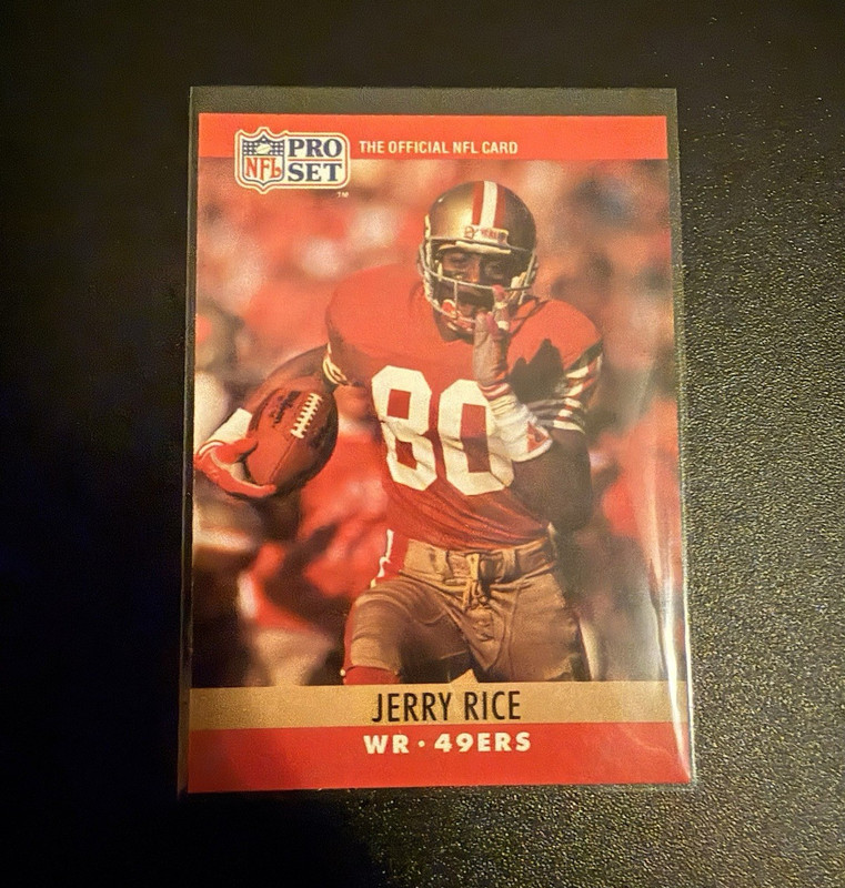 1990 Pro Set - Base Set Jerry Rice #295 San Francisco 49ers NFL Football Card